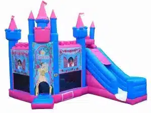 Princess Jumping Castle With Slide